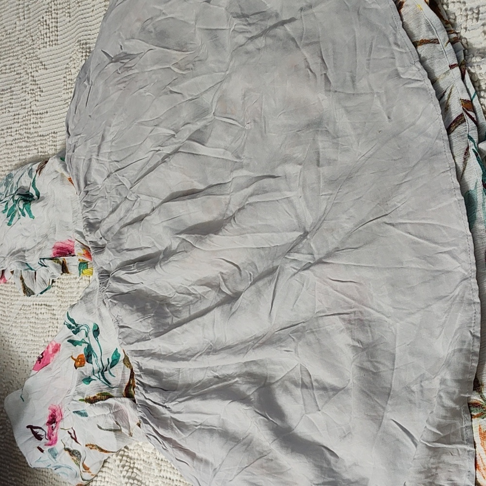 By Together Floral Mini Dress in Cream and Pink - Picture 13 of 13